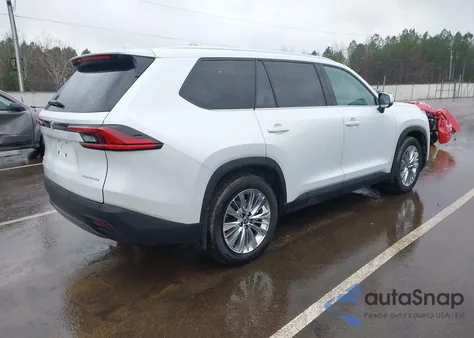 2025 Toyota Grand Highlander Platinum z USA, uszkodzony, nr VIN 5TDAAAB5XSS096185